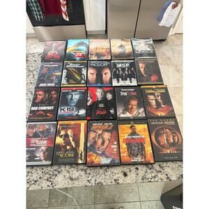 Lot Of 20 Action DVDs True Lies Speed Gladiator Men In Black Eragon